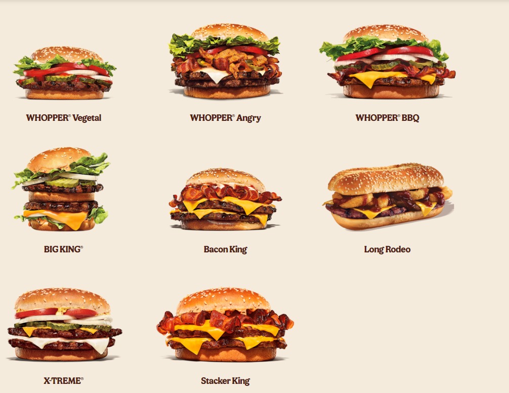 Burger king Precio Premium The Kings