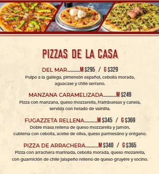 Central De Pizzas Pizzas De La Casa. masa Molde