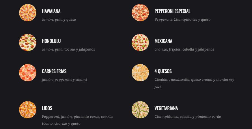 Lidos Pizza Pizzas Especiales Precio