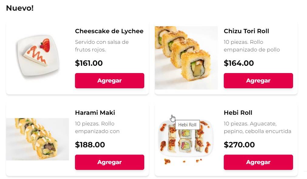 Sushi Itto Lo Nuevo! Precio