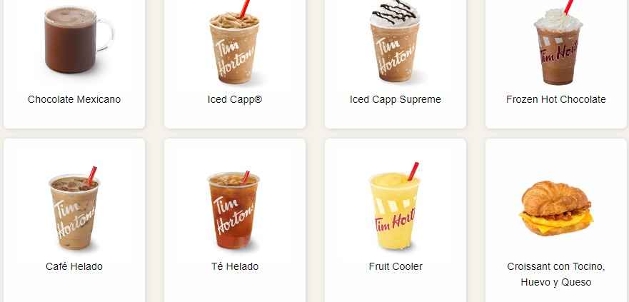 Tim Hortons Men Precios M Xico Actualizado Septiembre 2024   Tim Hortons Bebidas Frias Menu Precio 