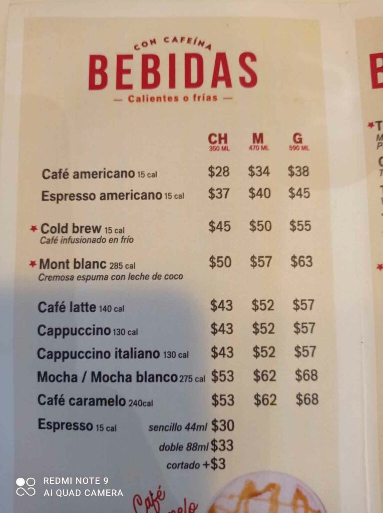 La Borra Del Café Menú y precios