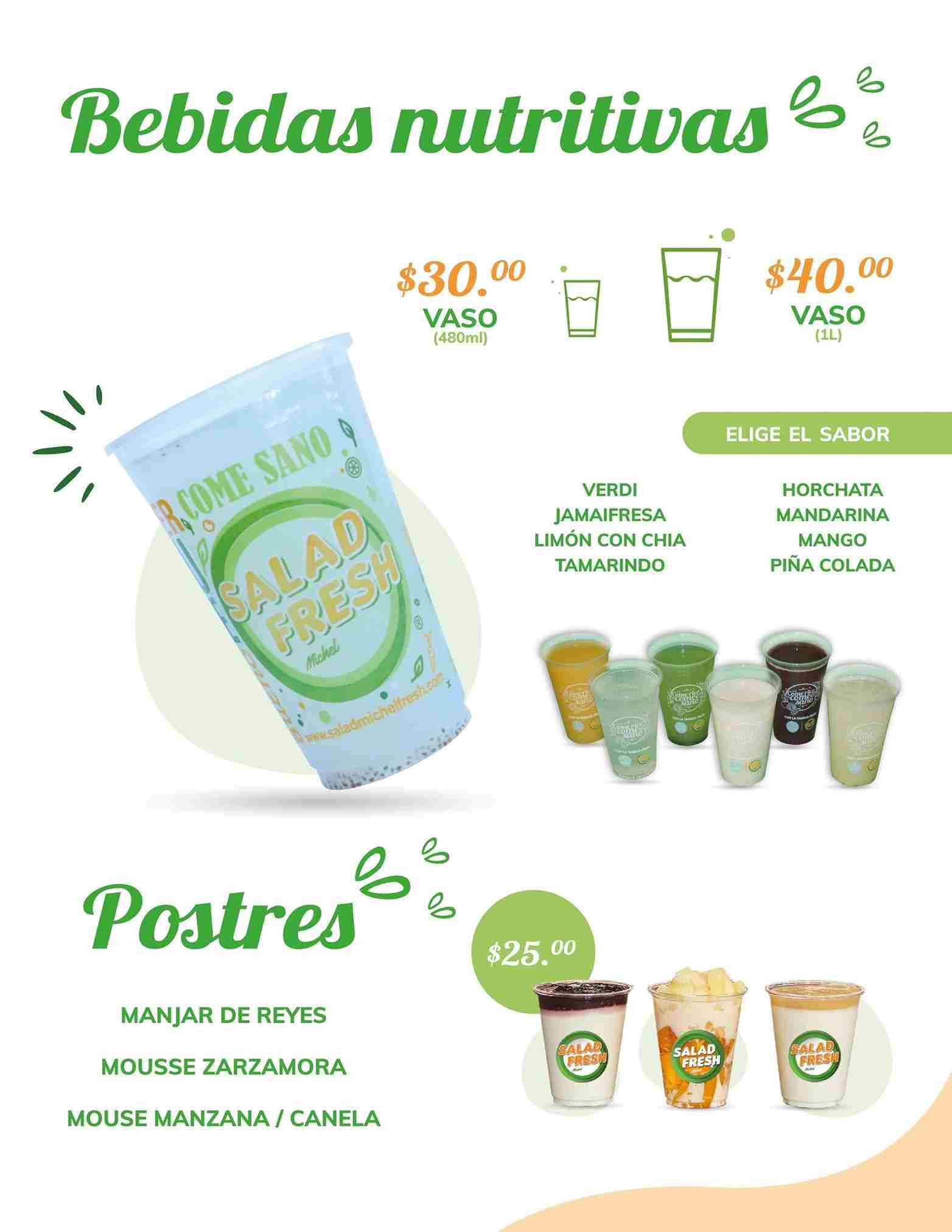 Salad Fresh Menú Precios México Actualizado (septiembre 2024)