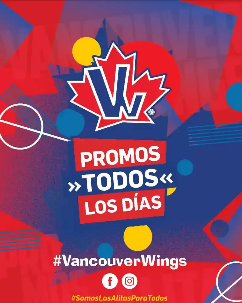 Vancouver Wings Menú 1