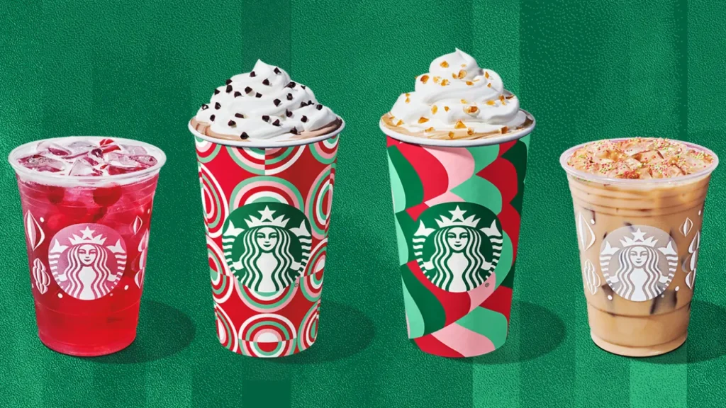 Menu de Starbucks Bebidas Frias