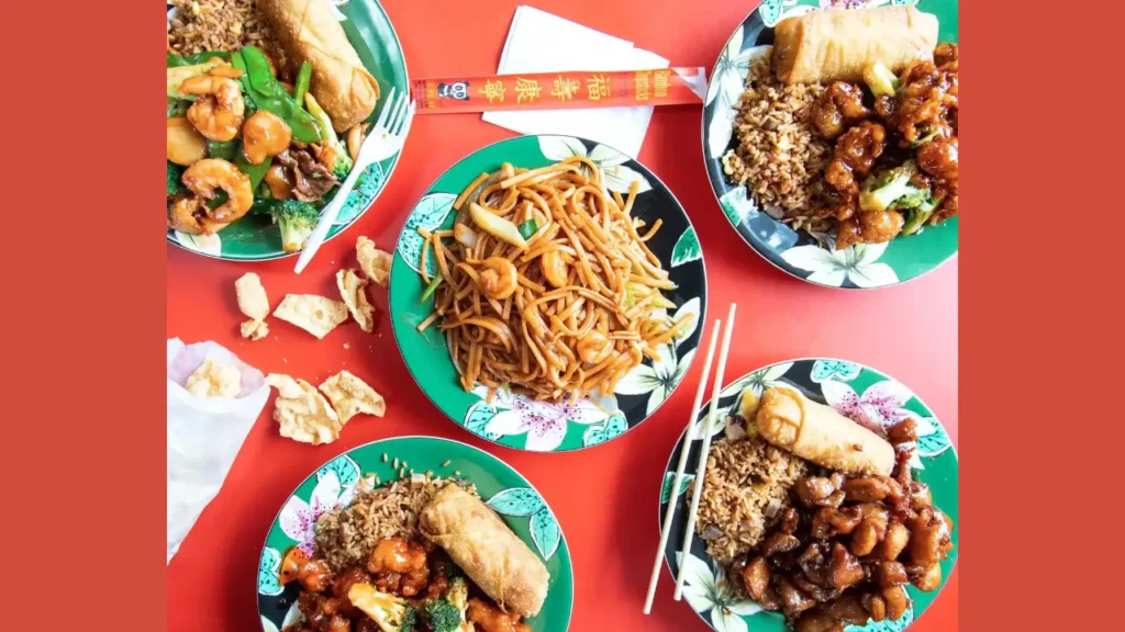 Las opciones vegetarianas Chinese Food Menu