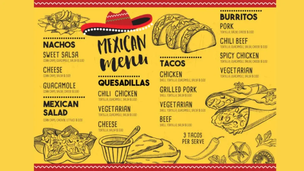Menus de Restaurantes