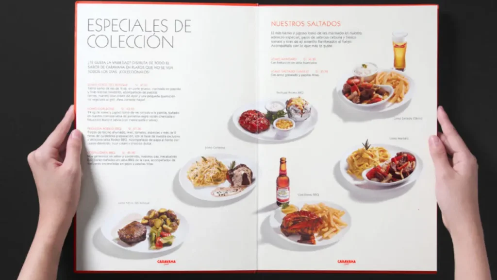 Precios y Lenguaje Menus de Restaurantes
