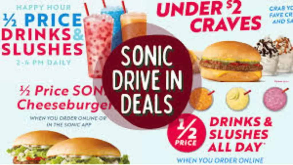 Bebidas Sonic Happy Hour Updated 2025