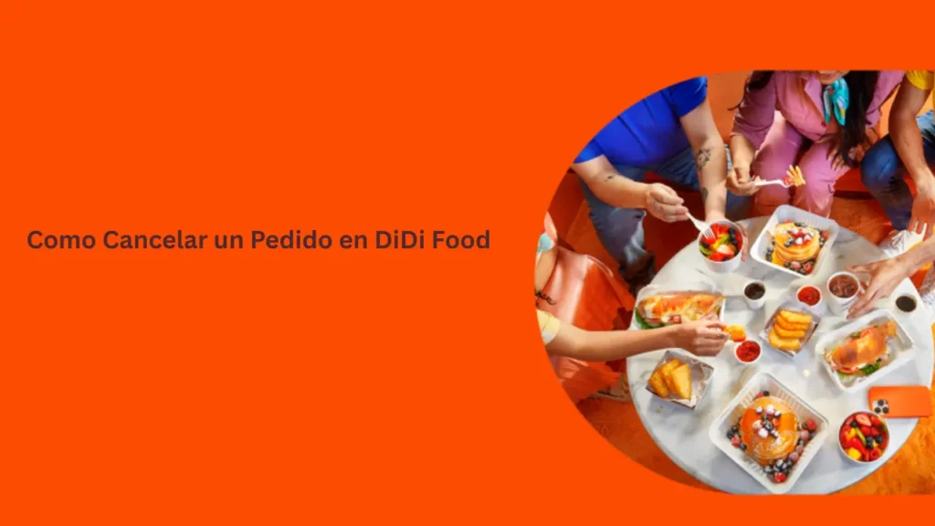 Como Cancelar un Pedido en DiDi Food