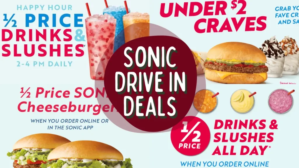 Productos Están Incluidos Sonic Happy Hour
