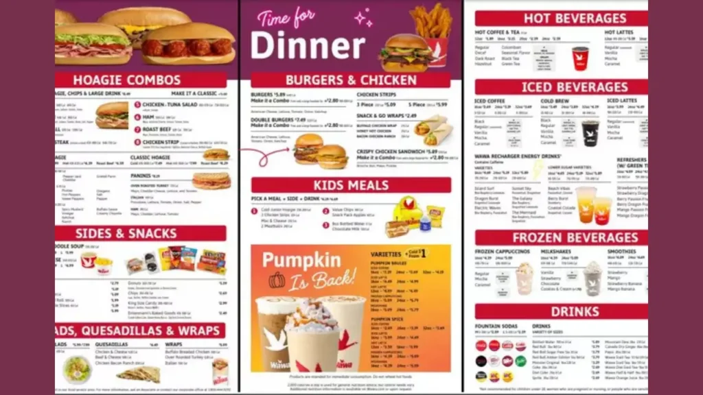 Servicio de desayuno Wawa Food Hours