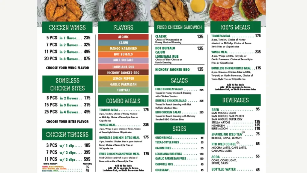 Sándwiches de Pollo y Tenders