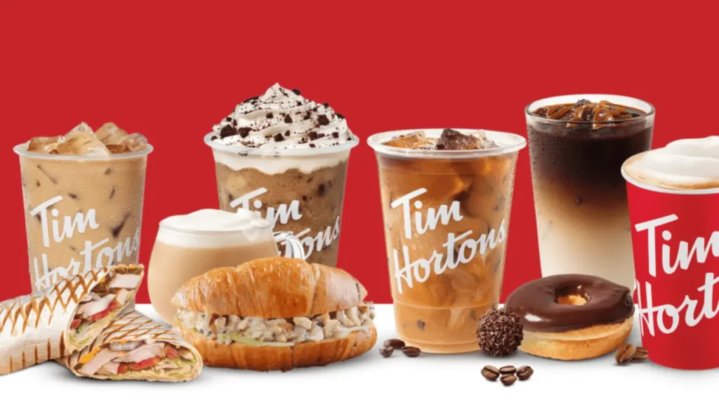 Carta Tim Hortons Menu