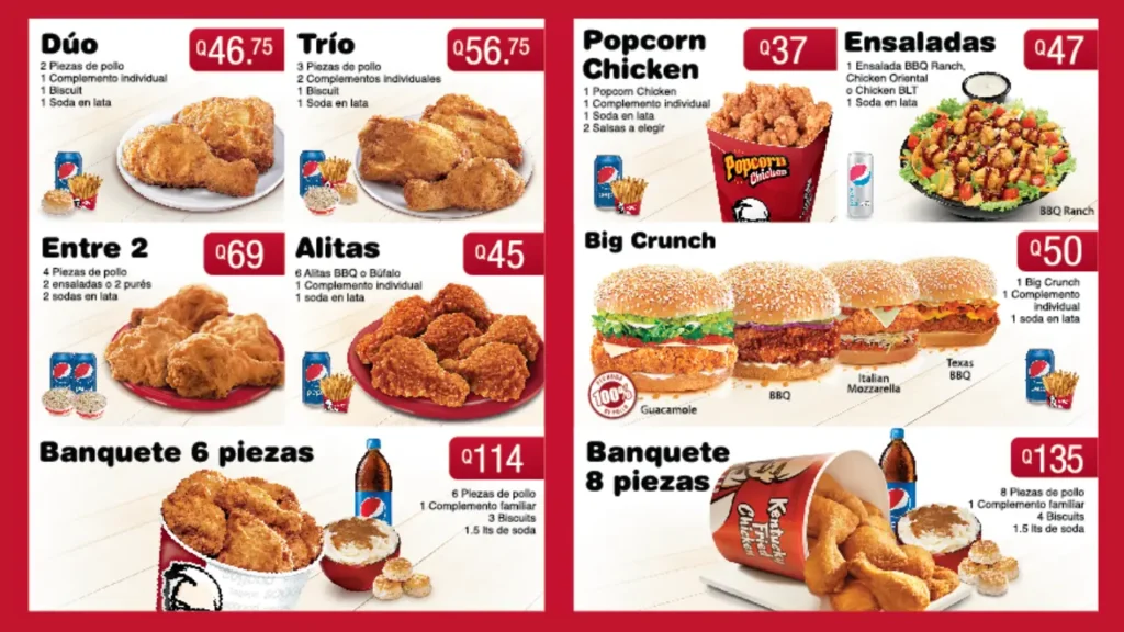 Hamburgues Menu de KFC