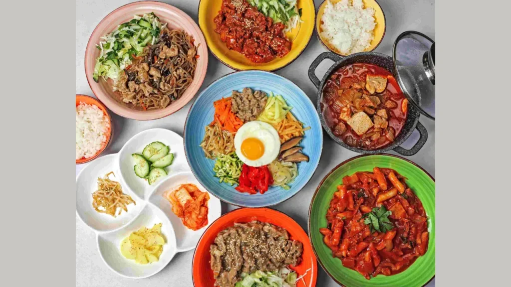 Comida callejera coreana K Food Menú