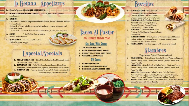 Food Menu Ideas for Restaurants