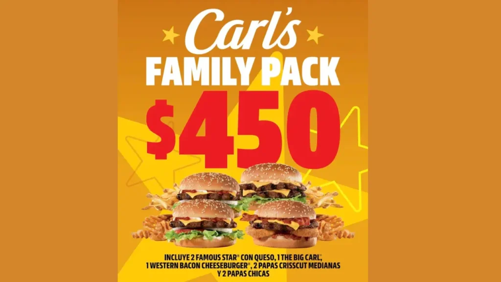 Guarniciones que Siguen Siendo Favoritas Carl's jr menu 2025