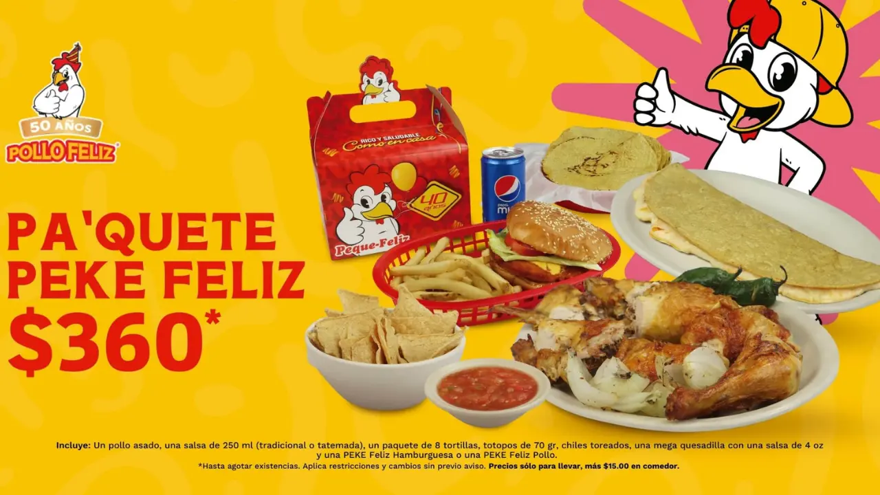Pollo Feliz Menu 2025